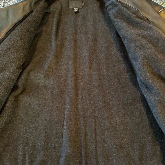 J Crew Black Pea Coat Classic Style